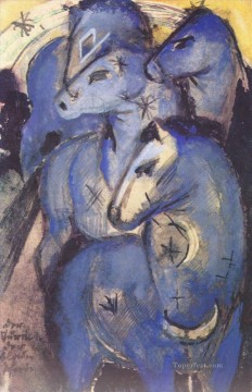 Expressionism Painting - Turmderblauen Pferde Expressionist